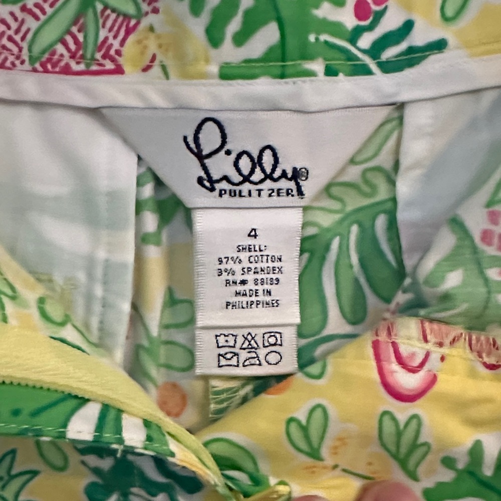 Lilly Pulitzer Tropical Print Men size 4 Shorts - Picture 2 of 3